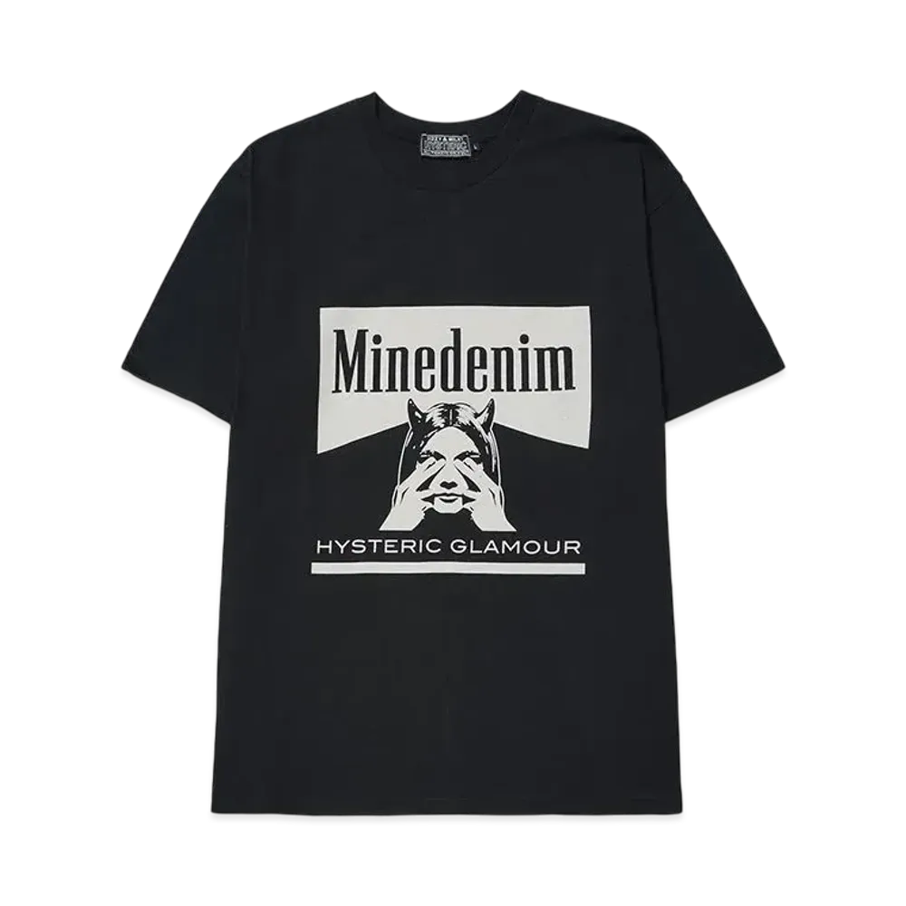 MINEDENIM x HYSTERIC GLAMOUR T-Shirt "Black"