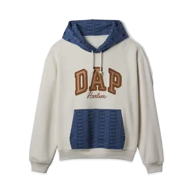 GAP DAP Color Block GAP Logo Pullover Hoodie (Unisex) "Carl Stone"