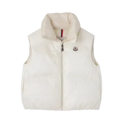 MONCLER Kids Blavet Down Vest "White"