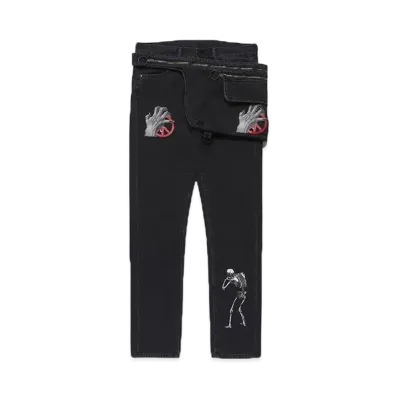 UNDERCOVER x OFF-WHITE Cutted Slim 5 Pockets "Black"