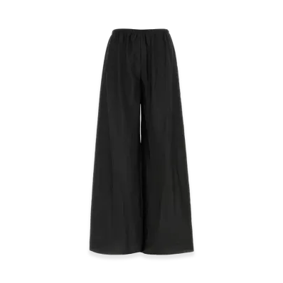 The Row Women's Silk Gala Wide-Leg Pant "Black"