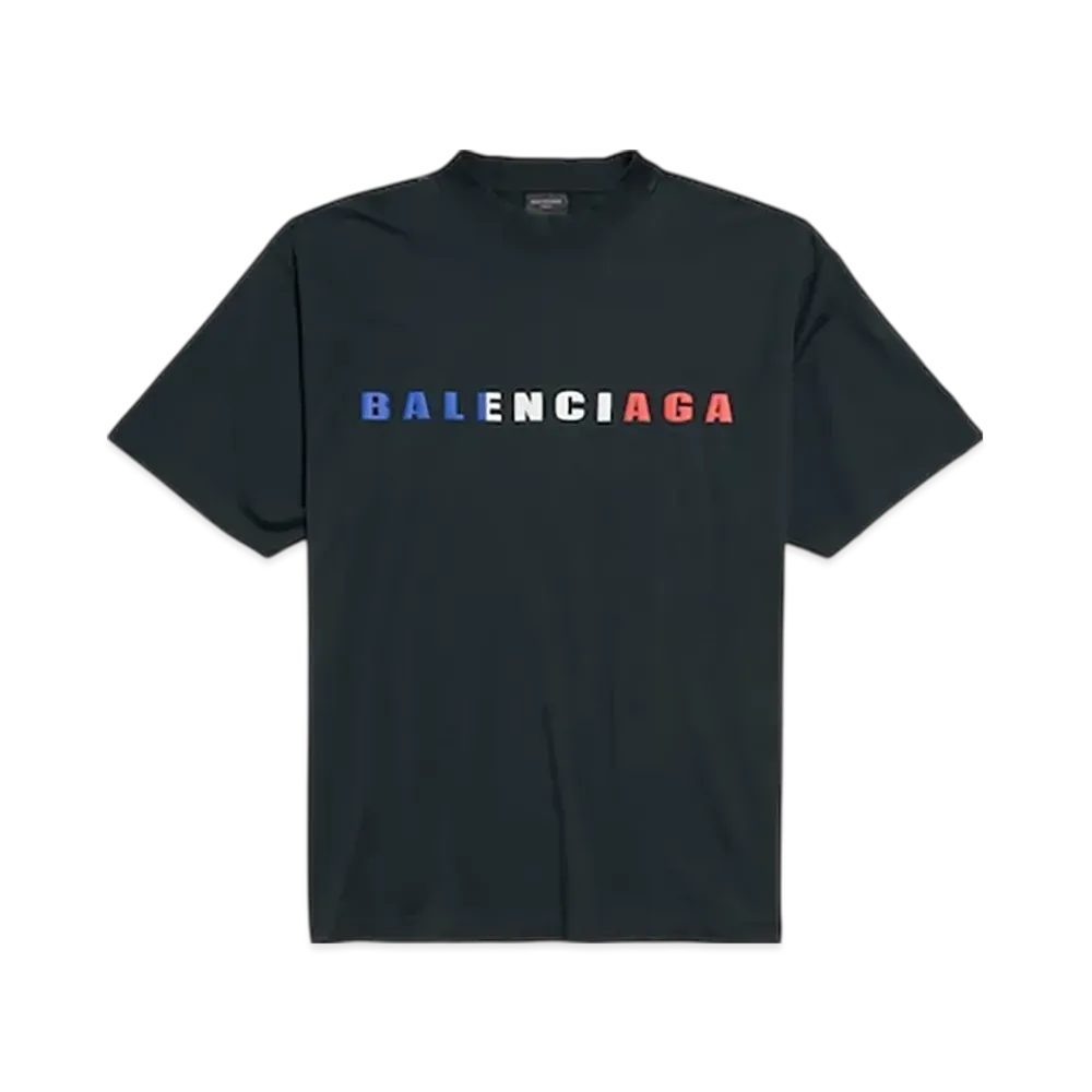 BALENCIAGA International T-Shirt Medium Fit "Fade Black"