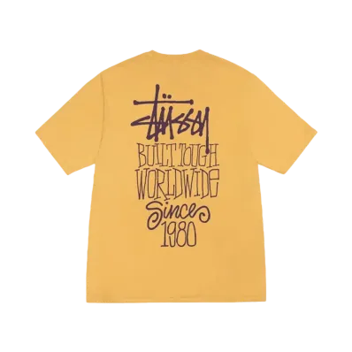 Stussy Built Tough Tee Pigment Dyed "Honey"