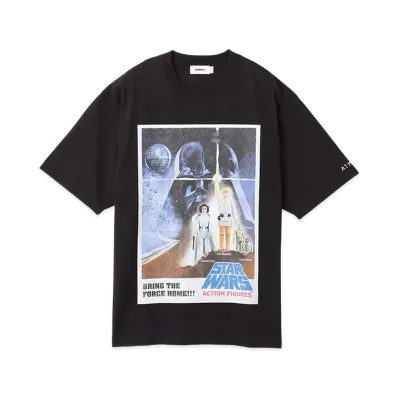atmos x STAR WARS Figure T-Shirt "Black"