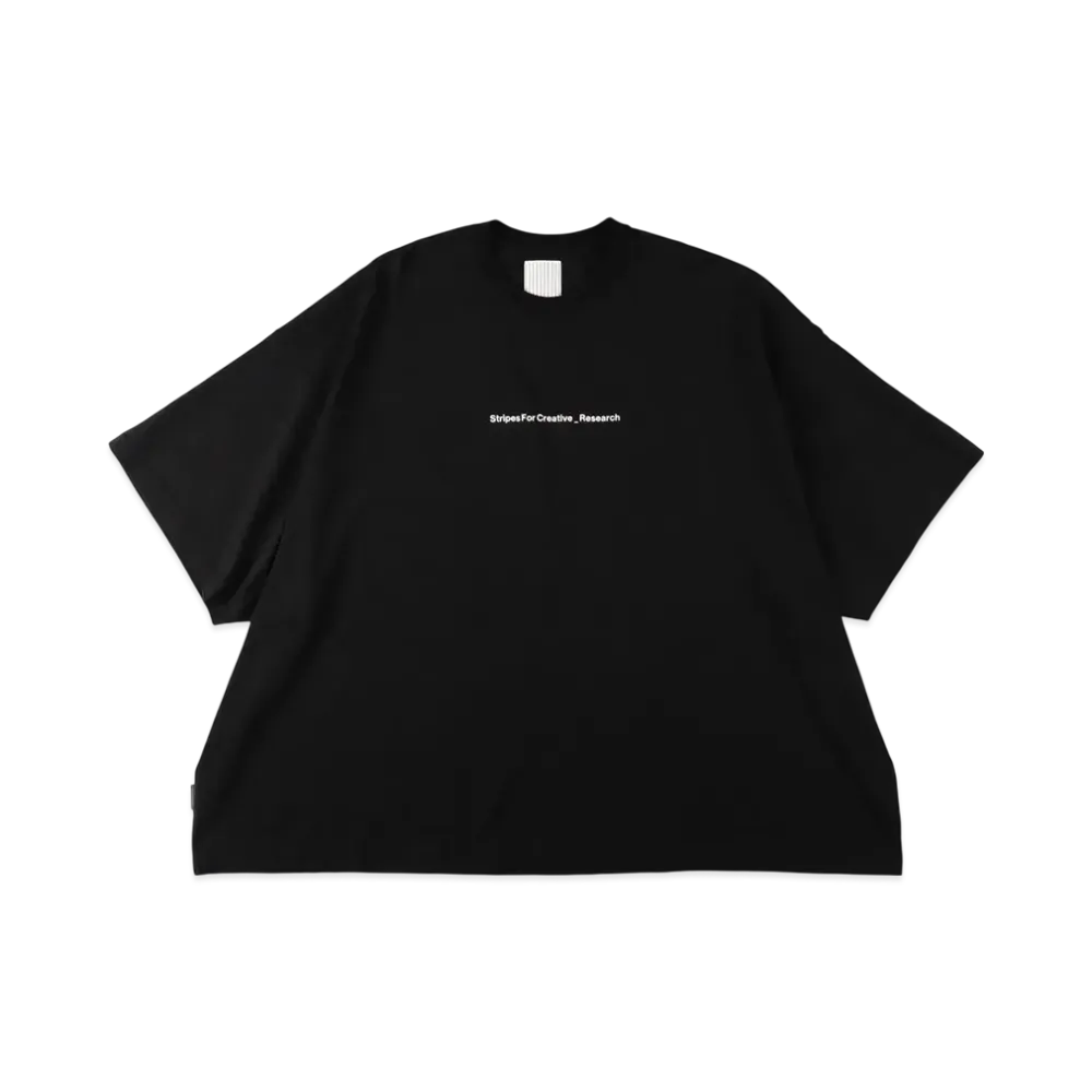 S.F.C / Stripes For Creative x ADVANCED RESEARCH Super Big SS Tee "Black"
