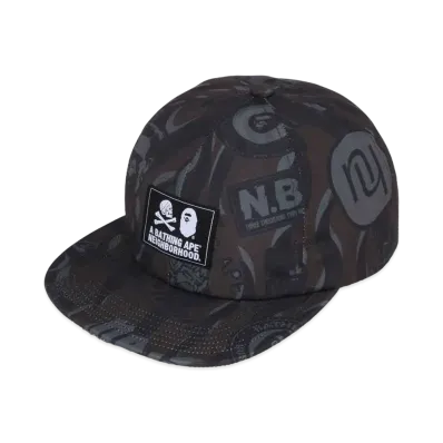 A BATHING APE x NEIGHBORHOOD Cap "Black"