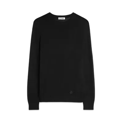 Jil Sander Women's Crew-Neck Sweater "Black"
