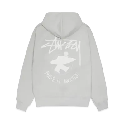 Stussy Beach Roots Zip Hoodie "Fog"