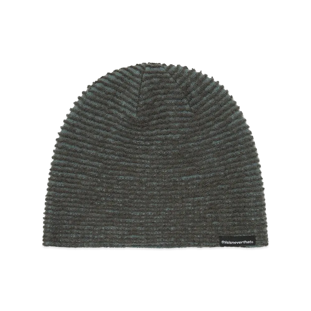 thisisneverthat Reversible Knit No Cuff Beanie "Charcoal"