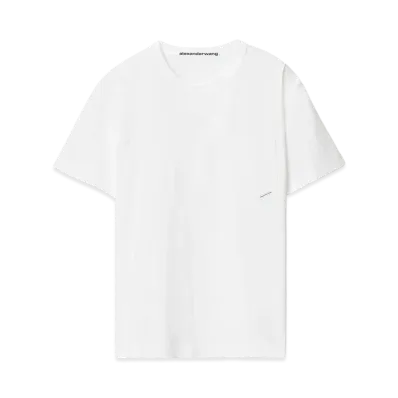Alexander Wang High Twist Jersey Pocket T-shirt "White"