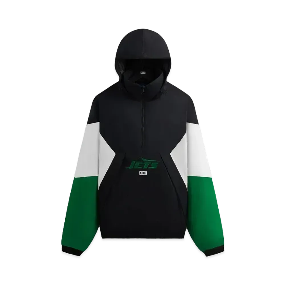 Kith & '47 For The NFL: Jets Quarter Zip Anorak With Hood "Black"