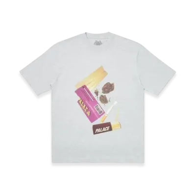 PALACE Skin Up Monsieur T-Shirt "Grey Marl"