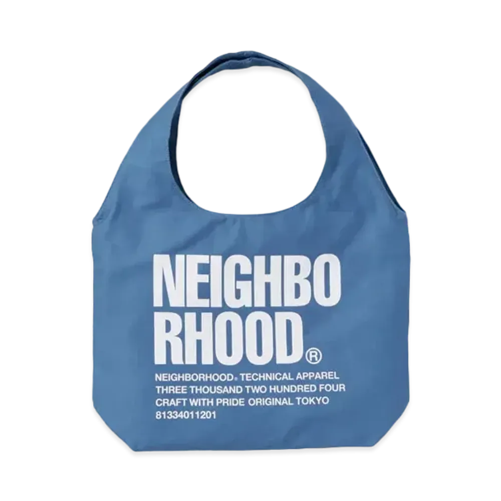 NEIGHBORHOOD ID Tote Bag-M "Blue"