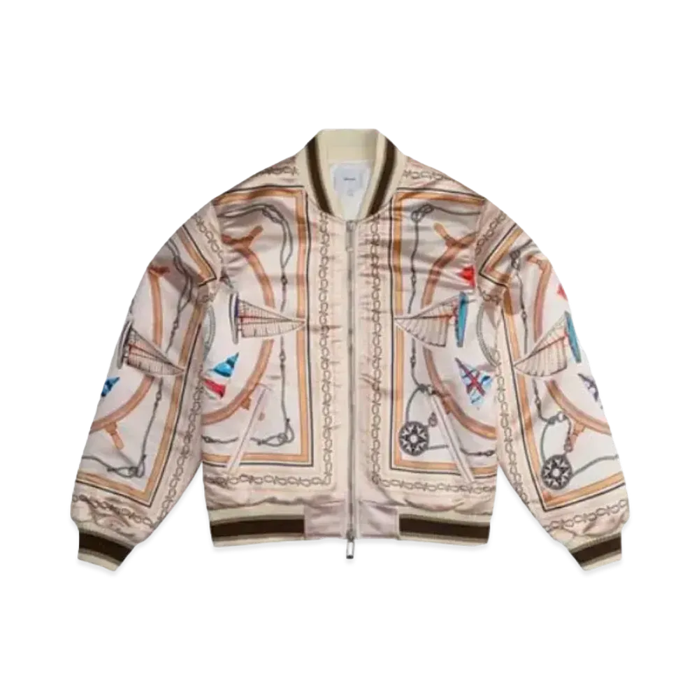 RHUDE Nautical Satin Bomber "Multi"