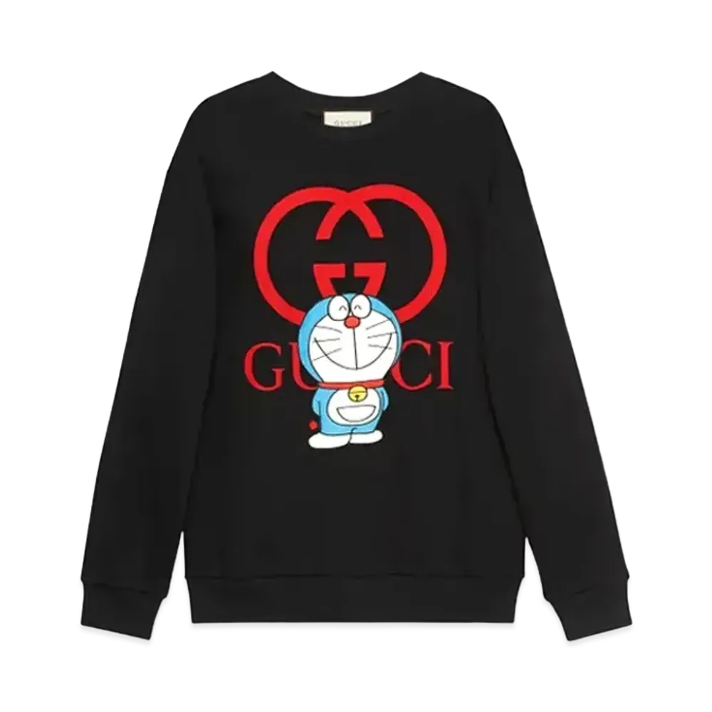 GUCCI x Doraemon Crewneck Sweatshirt "Black"