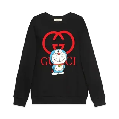 GUCCI x Doraemon Crewneck Sweatshirt "Black"
