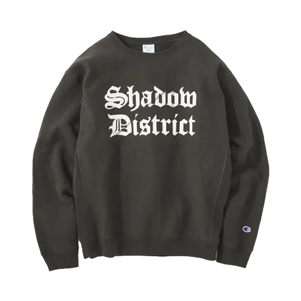Champion x JOURNAL STANDARD relume JS Stitch Print Sweatshirt "Black/White"