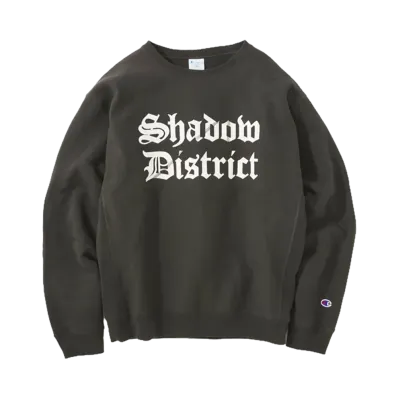 Champion x JOURNAL STANDARD relume JS Stitch Print Sweatshirt "Black/White"