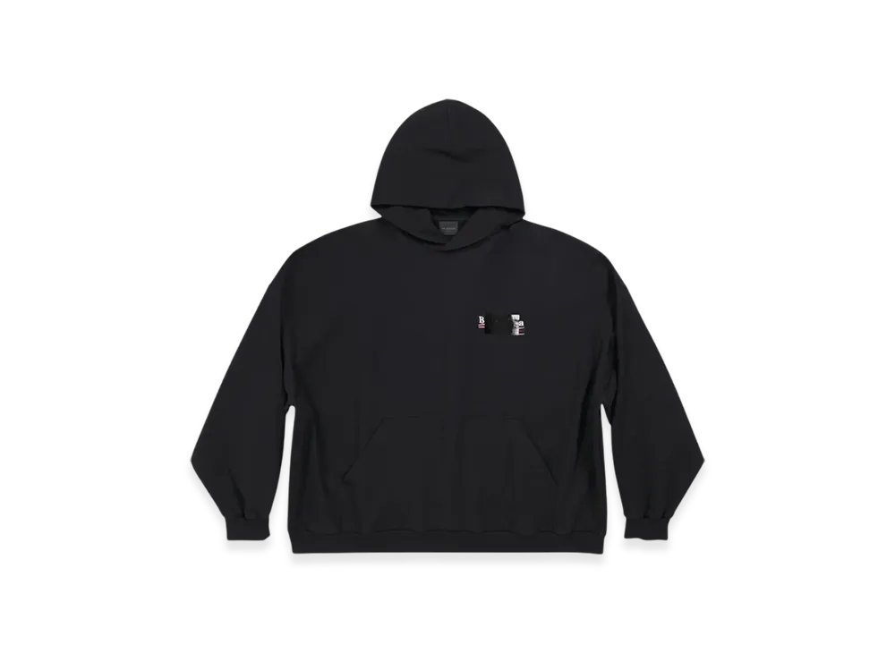 BALENCIAGA Gaffer Hoodie Large Fit "Black"