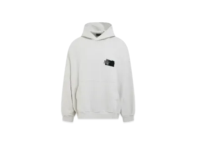 BALENCIAGA Gaffer Hoodie Large Fit Logo "Ecru"