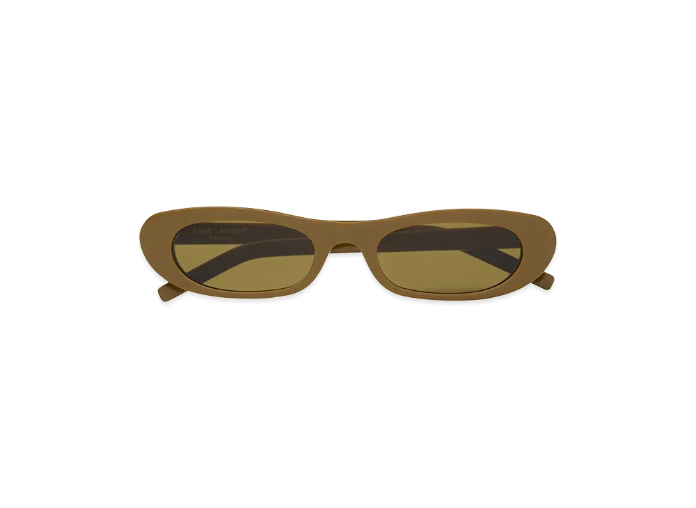 Saint Laurent Women's Olive Green Acetate Sl 557 Sunglasses "Green"