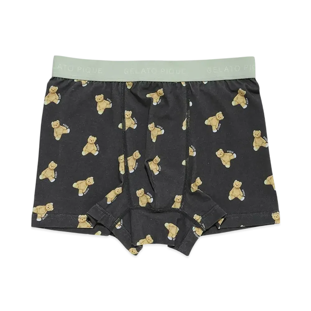 GELATO PIQUE Homme Bear Print Underwear "Dark Gray"