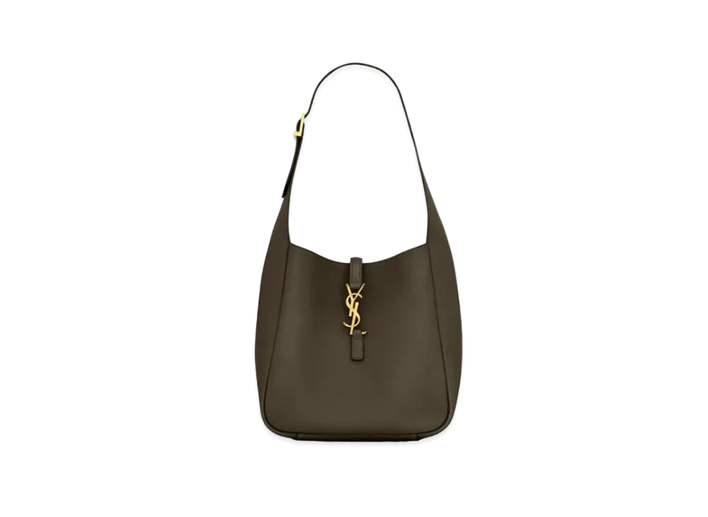 Saint Laurent LE 5 A 7 Supple Small in Grained Leather "Light Musk"