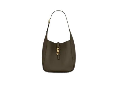 Saint Laurent LE 5 A 7 Supple Small in Grained Leather "Light Musk"