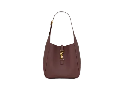 Saint Laurent LE 5 A 7 Supple Small in Grained Leather "Rouge Legion"