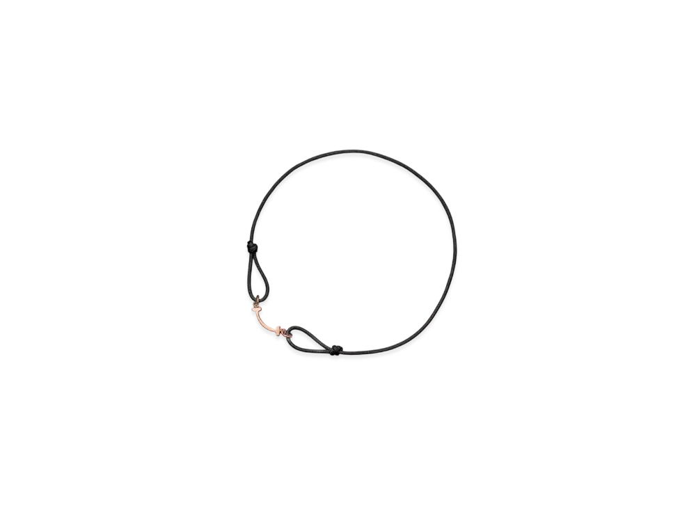 Tiffany & Co. Smile Bracelet "Rose Gold/Black"