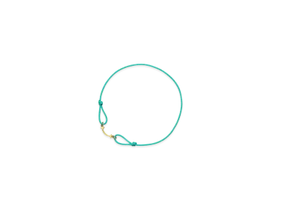 Tiffany & Co. Smile Bracelet "Yellow Gold/Blue"