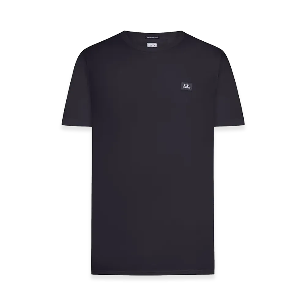 C.P. Company Short-Sleeved Cotton T-Shirt "Black"