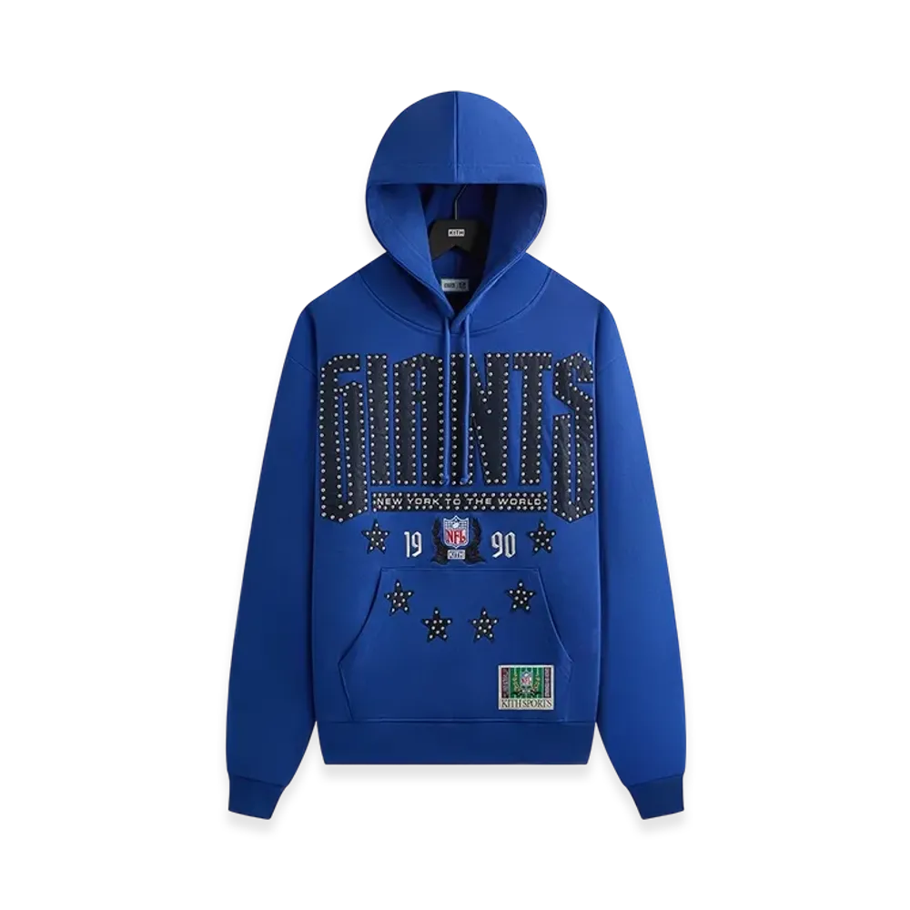Kith x the NFL New York Giants Stars Vintage Hoodie "Current"