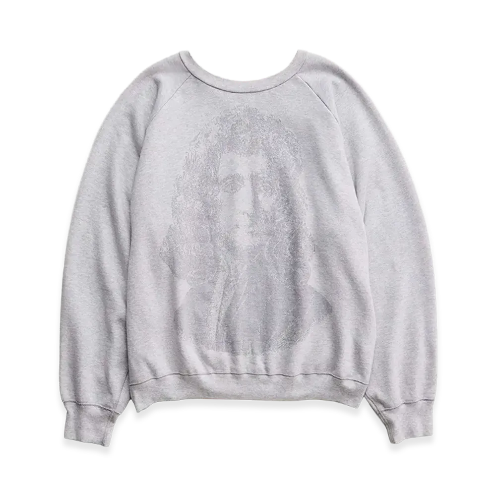 NICENESS C.Isaac Double-Faced Cotton Melange Sweatshirt "Gray"