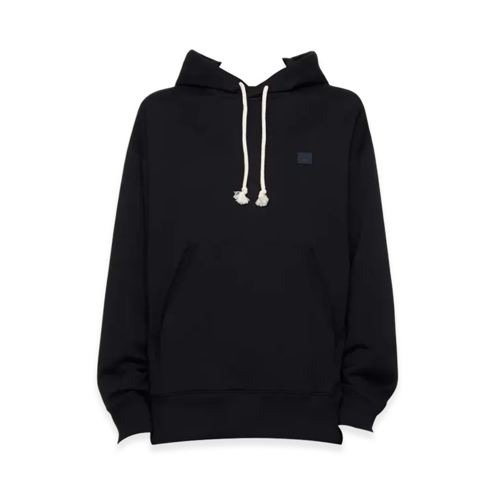 Acne Studios Face Patch Hooded Sweatshirt "Black"