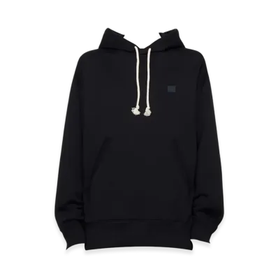 Acne Studios Face Patch Hooded Sweatshirt "Black"