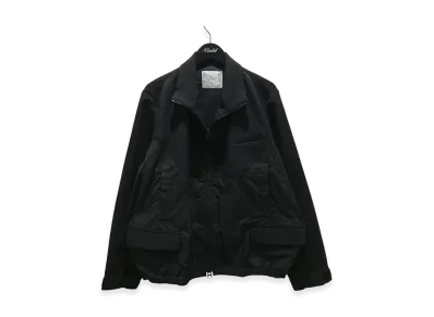sacai Matelasse Twill Mix Jacket "Black"