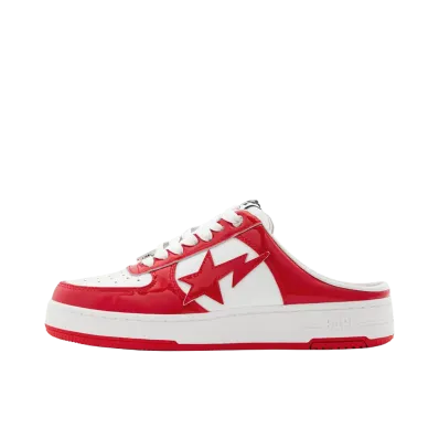 A BATHING APE Women's BAPE STA Clog #1 "Red"