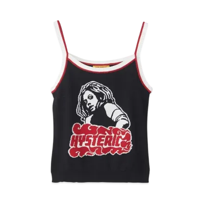 HYSTERIC GLAMOUR Vixen Girl Jacquard Camisole "Black"
