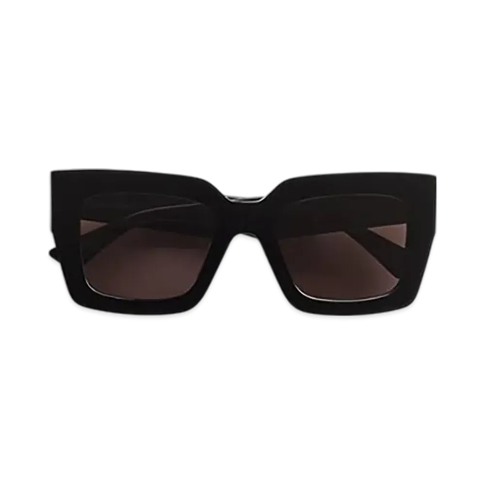 Bottega Veneta Classic Square Sunglasses "Black/Gray"