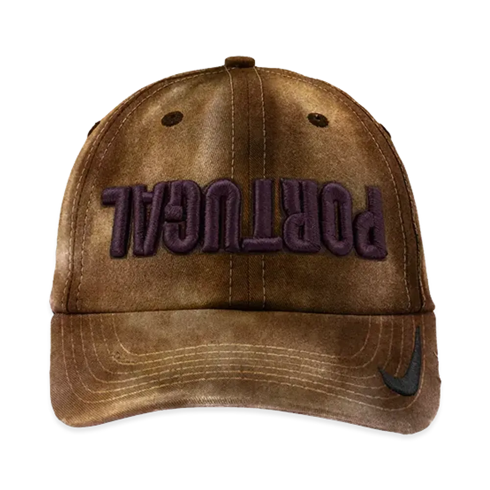 Travis Scott Cactus Jack x Nike Portugal Distressed Total 90 Hat "Brown"
