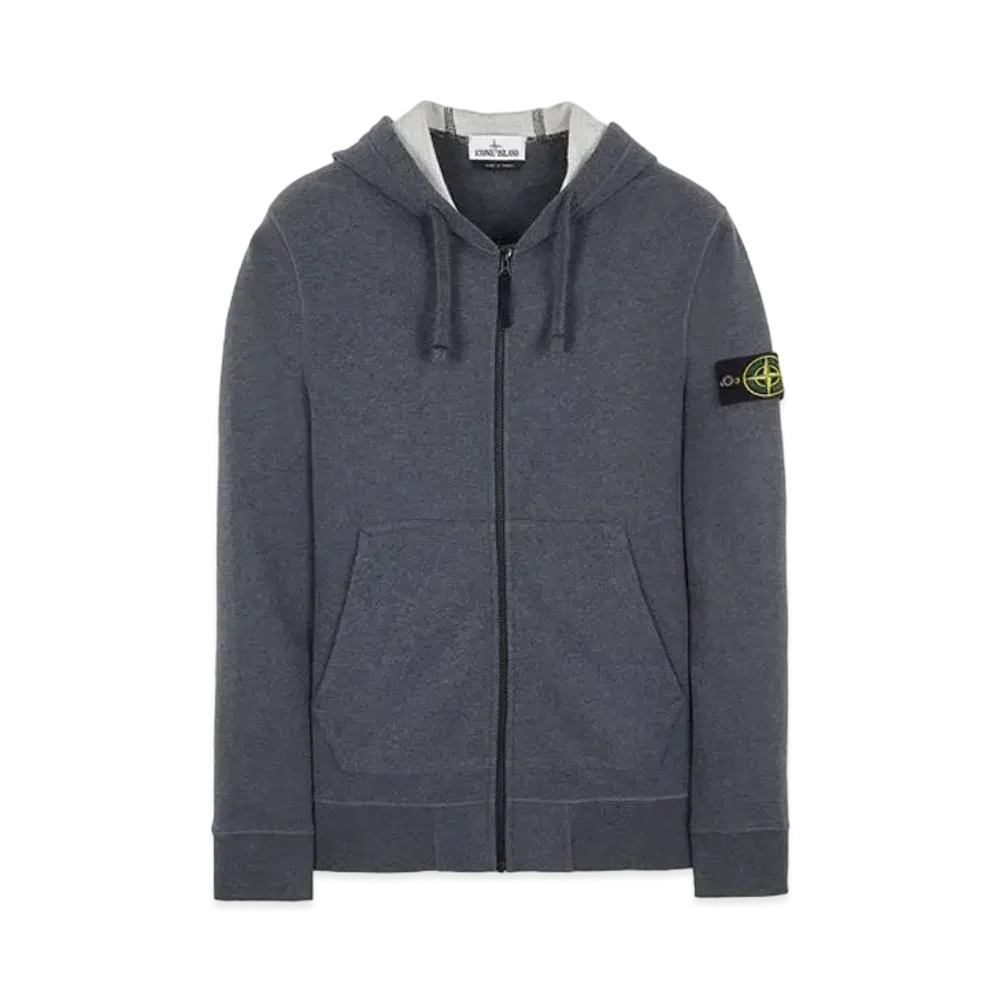 Stone Island 64220 BRUSHED COTTON FLEECE "Dark Grey"