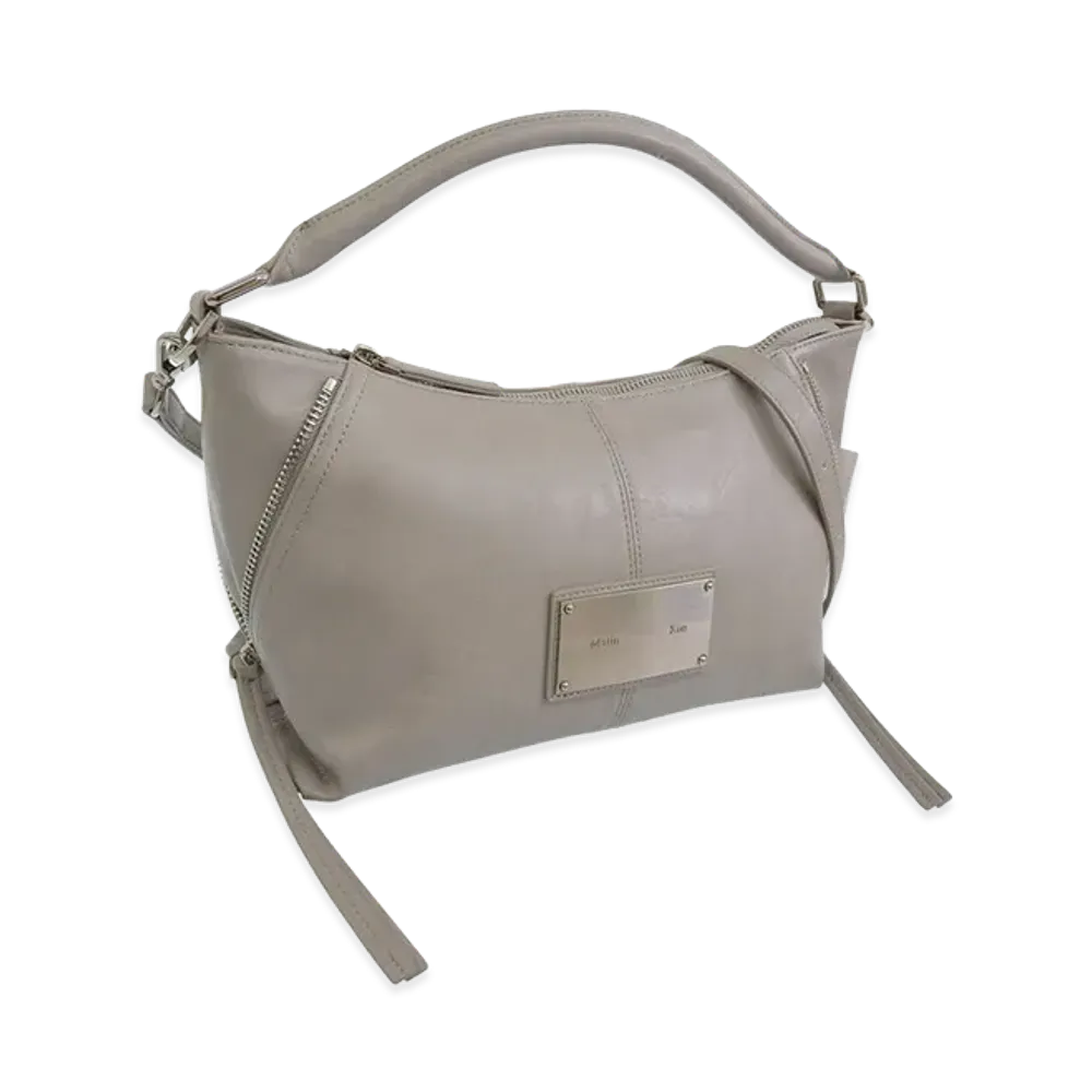 Matin Kim Side Zipper Two Way Bag "Grey"