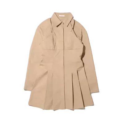 atmos pink x Chisato Yoshiki Layered Shirt Dress "Beige"