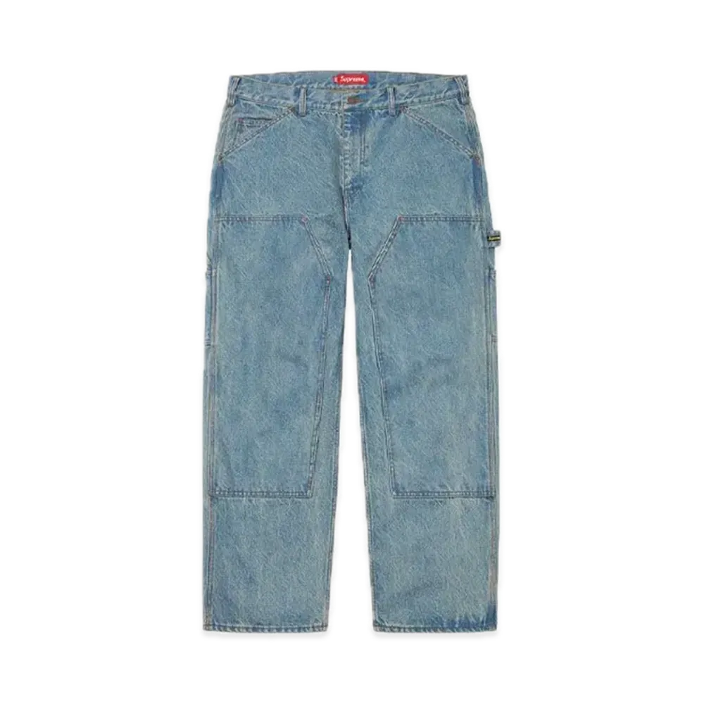 Supreme Double Knee Denim Painter Pant "Blue"