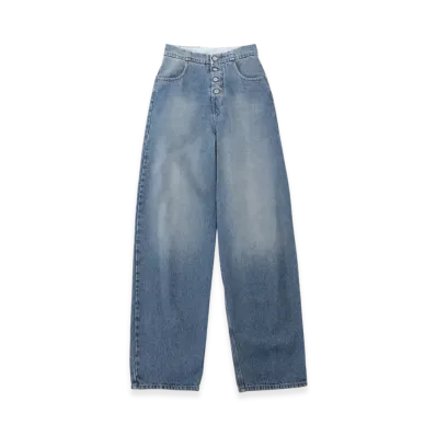 MM6 Maison Margiela Women's High-Waist Jeans "Light Blue"