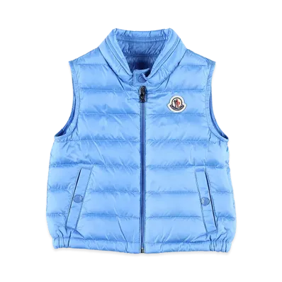 MONCLER Kids Down Vest "Blue"