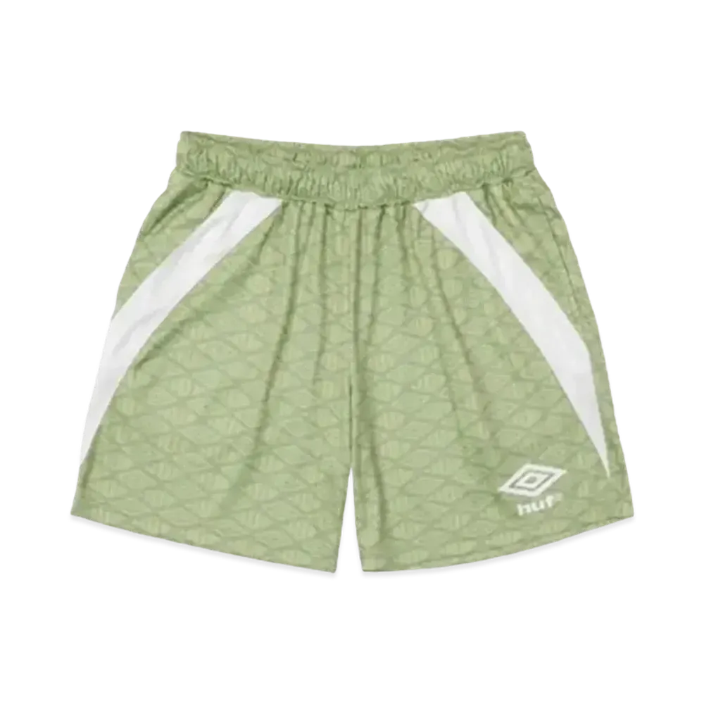 HUF x UMBRO Umbro Art Panel Team Short "LT Sage"