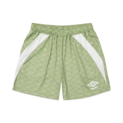 HUF x UMBRO Umbro Art Panel Team Short "LT Sage"