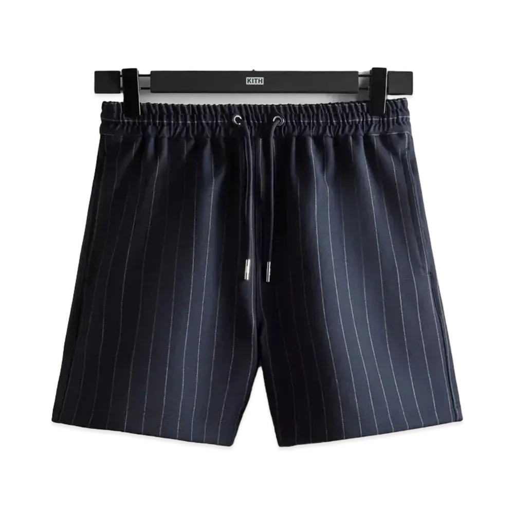 Kith Pinstripe Double Knit Fairfax Short "Nocturnal"
